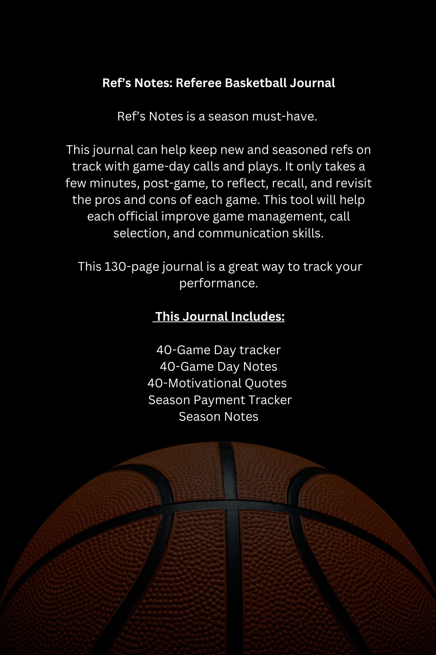Ref's Notes: A Referee Basketball Journal