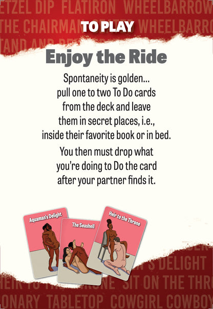 Joy Ride 69 Couples Game Cards